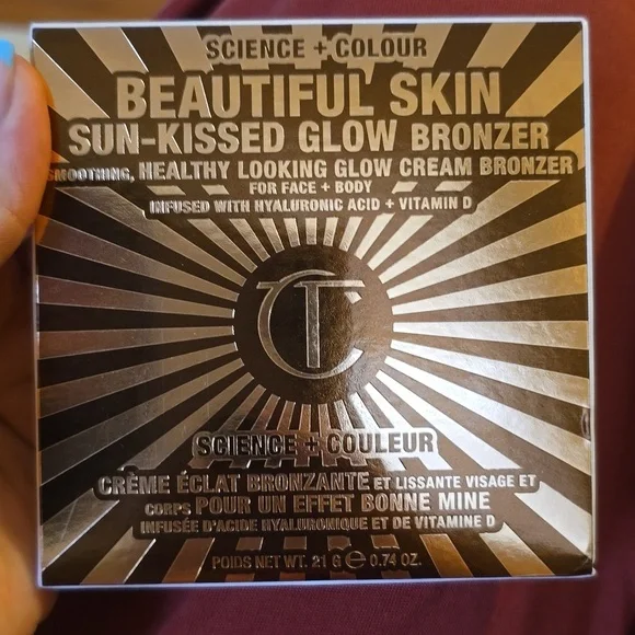 NIB $58 Charlotte Tilbury Beautiful Skin Sun-Kissed Glow Cream Bronzer #2 Medium - Picture 10 of 10